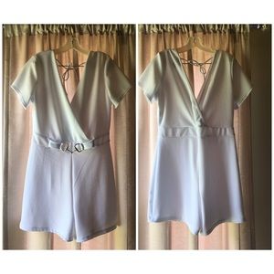 Ashley Stewart White Romper - 12